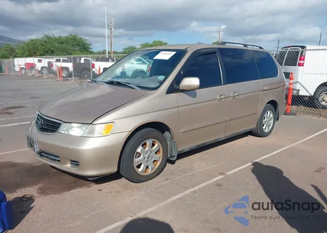 2002 Honda Odyssey Ex-L z USA, uszkodzony, nr VIN 2HKRL18932H560673